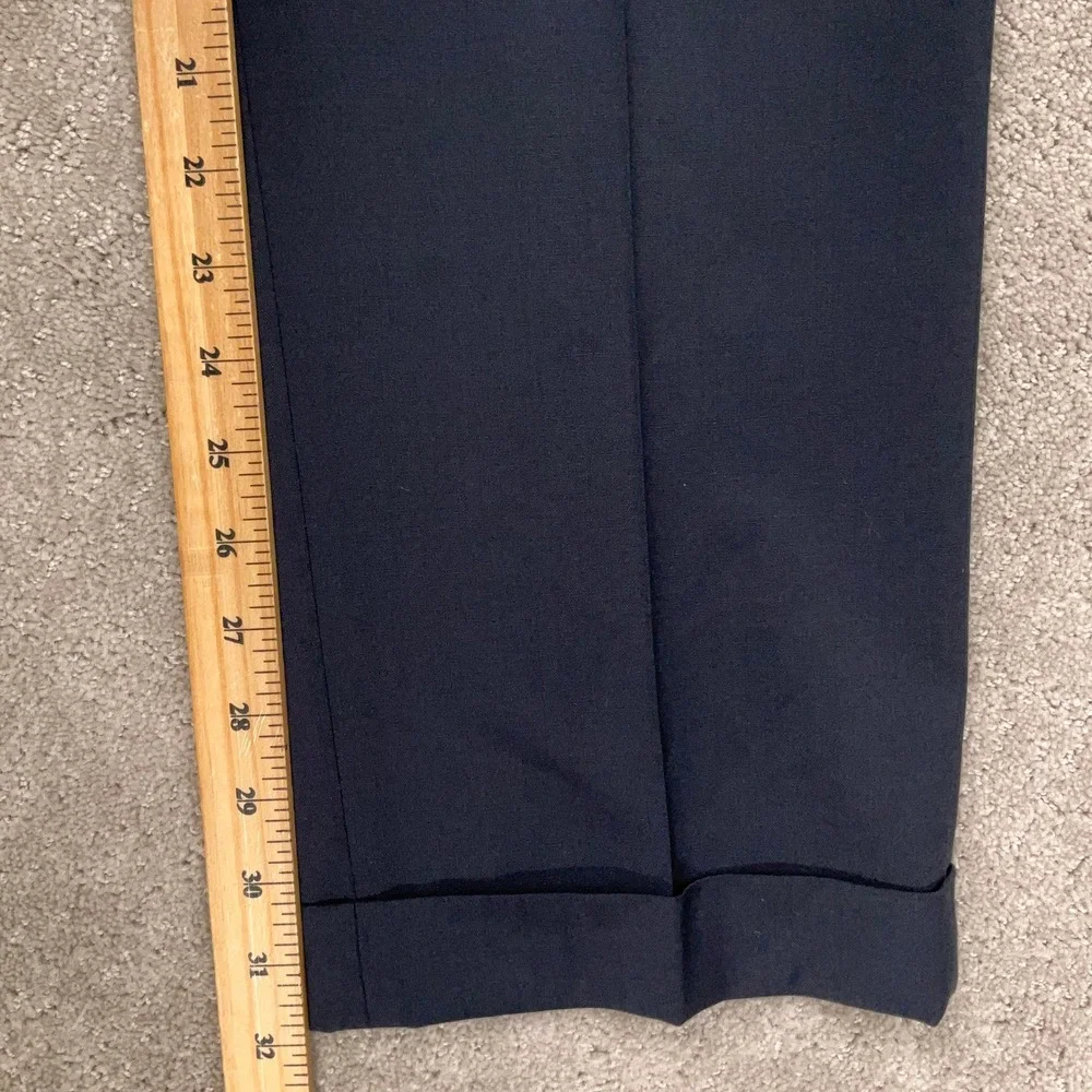 Lauren Ralph Lauren Dress Pants Men 34W 32L Navy Blue High Performance Wool